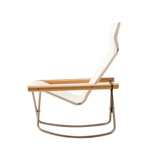 NY Rocking Chair X by Takeshi Nii, White - Gessato Design Store