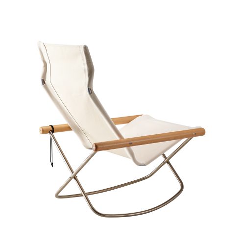 NY Rocking Chair X by Takeshi Nii, White - Gessato Design Store