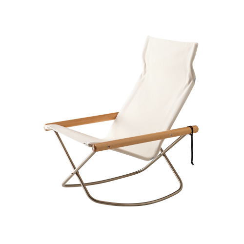 NY Rocking Chair X by Takeshi Nii, White - Gessato Design Store