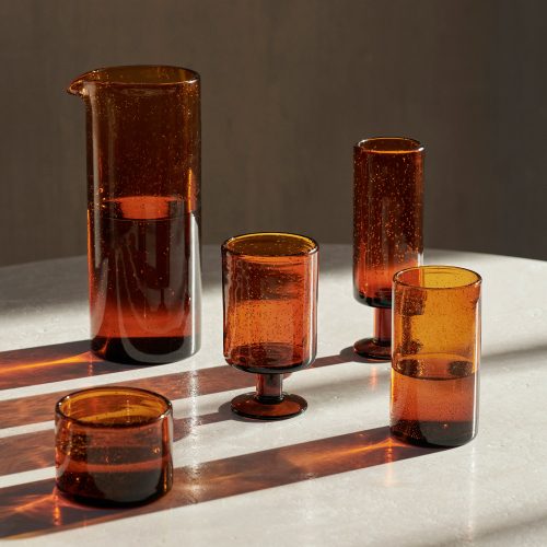 Oli Water Glass, Low - Gessato Design Store