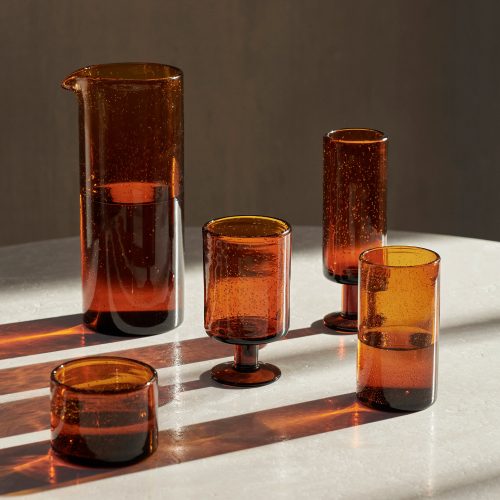 Oli Water Glass, Tall - Gessato Design Store