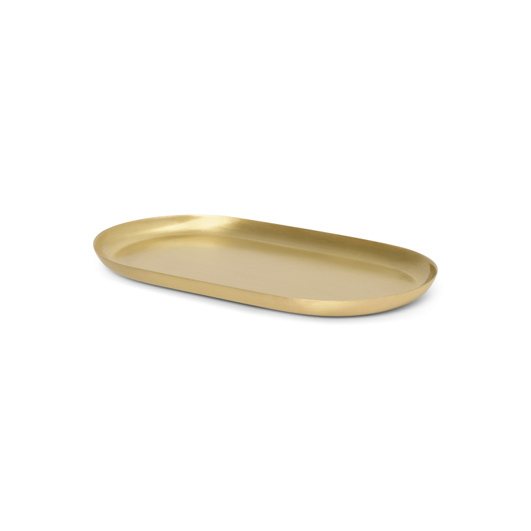 Ferm Living - Basho Oval Brass Tray | Gessato Design Store