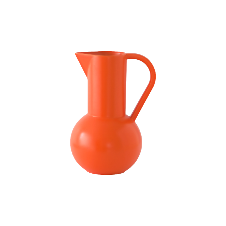 Raawii Strøm Jug, Vibrant Orange