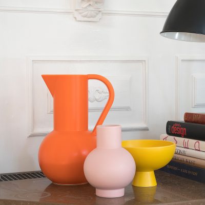 Raawii Strøm Jug, Vibrant Orange - Gessato Design Store