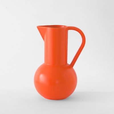 Raawii Strøm Jug, Vibrant Orange - Gessato Design Store
