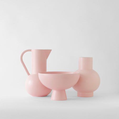 Raawii Strøm Vase, Coral Blush - Gessato Design Store