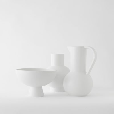 Raawii Strøm Vase, Vaporous Gray - Gessato Design Store