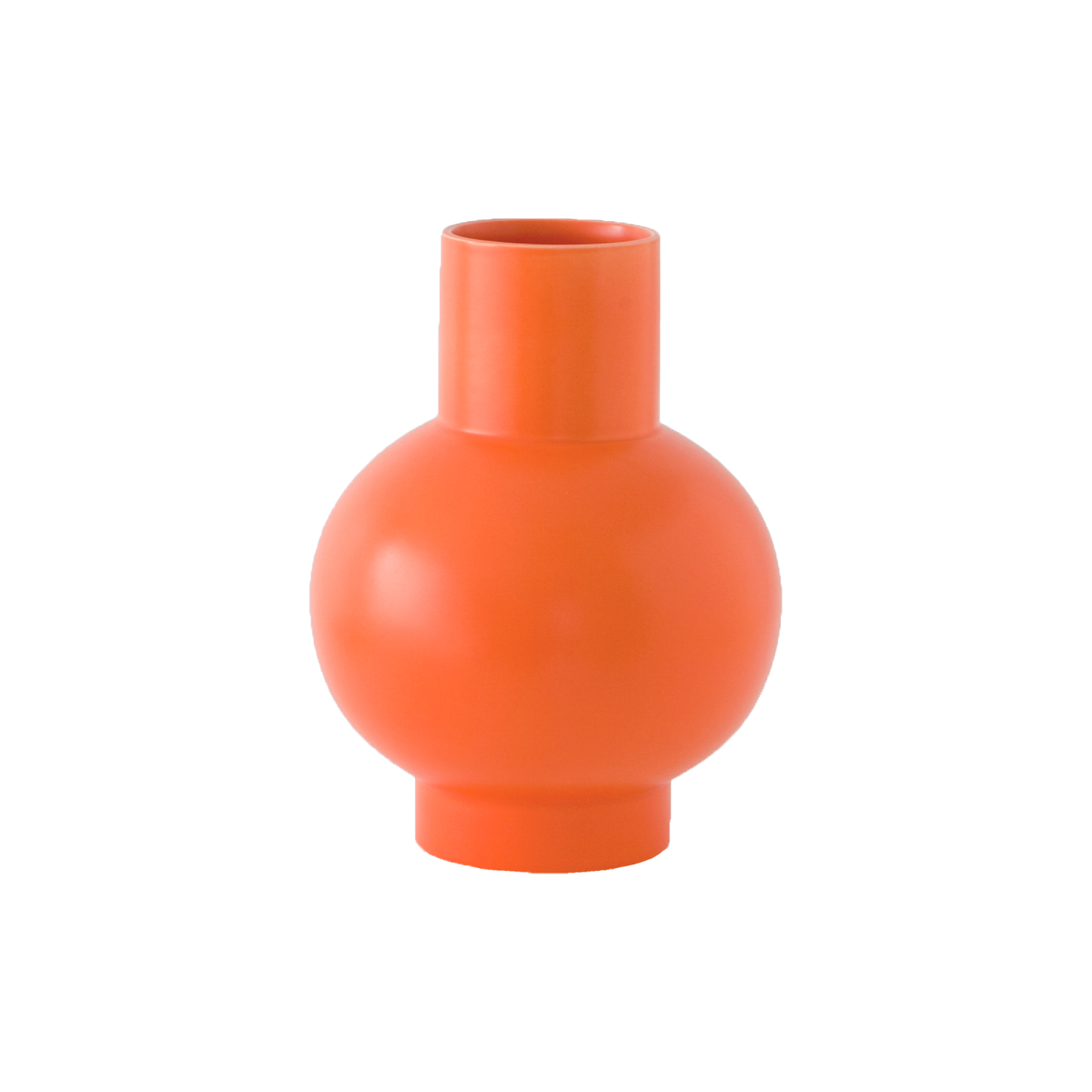 Raawii Strøm Vase, Vibrant Orange - Gessato Design Store