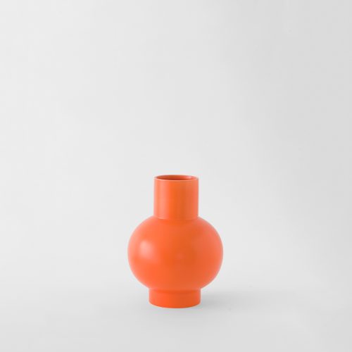 Raawii Strøm Vase, Vibrant Orange - Gessato Design Store