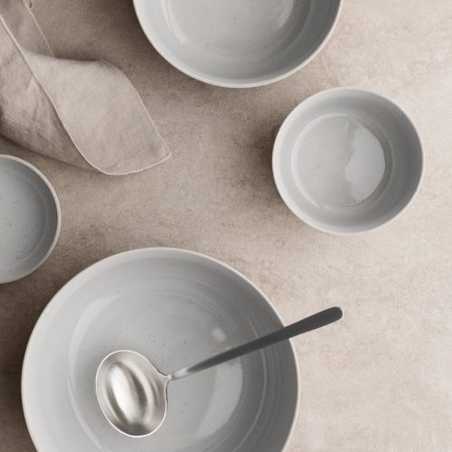 Sablo Ceramic Stoneware Cereal Bowls, Set of 4 - Gessato Design Store