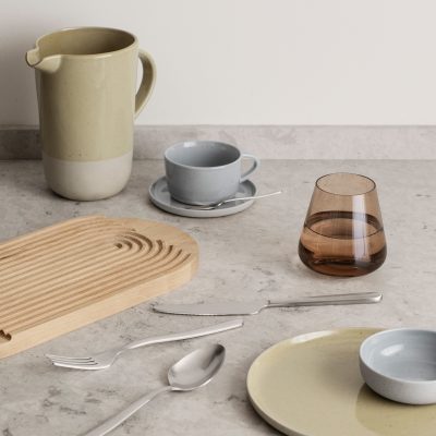 Sablo Ceramic Stoneware Dinner Plates, Set of 4 - Gessato Design Store