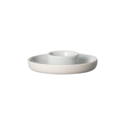 Sablo Ceramic Stoneware Egg Cup With Base, Set of 2 - Gessato Design Store