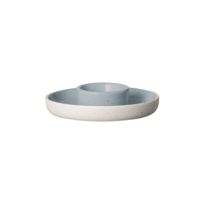 Sablo Ceramic Stoneware Egg Cup With Base, Set of 2 - Gessato Design Store