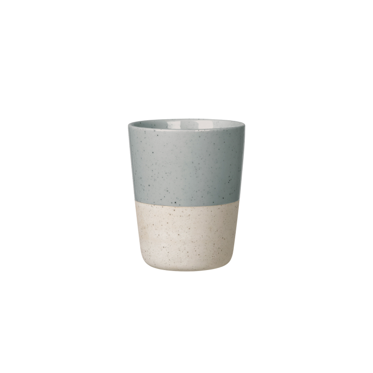 Sablo Ceramic Stoneware Handleless Mug, Set of 4