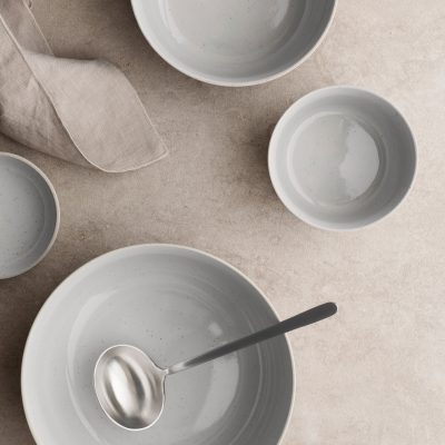 Sablo Ceramic Stoneware Snack Bowls, Set of 4 - Gessato Design Store