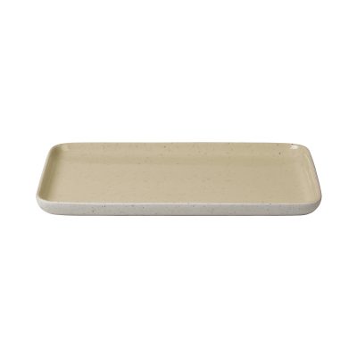 Sablo Ceramic Stoneware Snack Plates Large, Set of 4 - Gessato Design Store