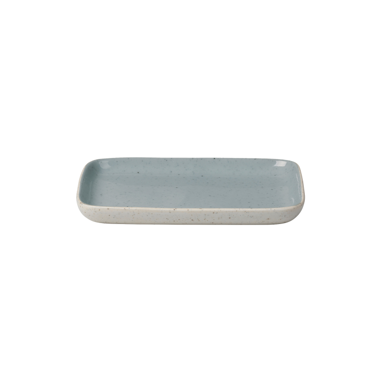 Sablo Ceramic Stoneware Snack Plates Medium, Set of 4