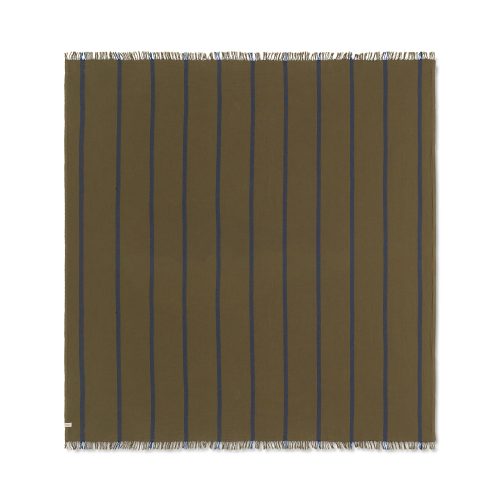 Yard Picnic Blanket, Olive/Bright Blue - Gessato Design Store