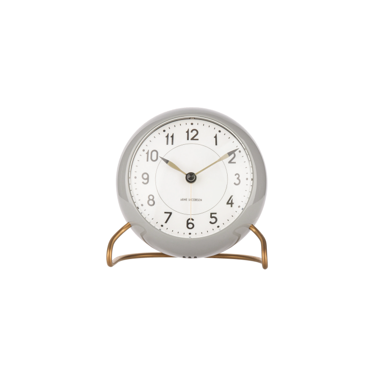 Arne Jacobsen Station Alarm Clock – Grey