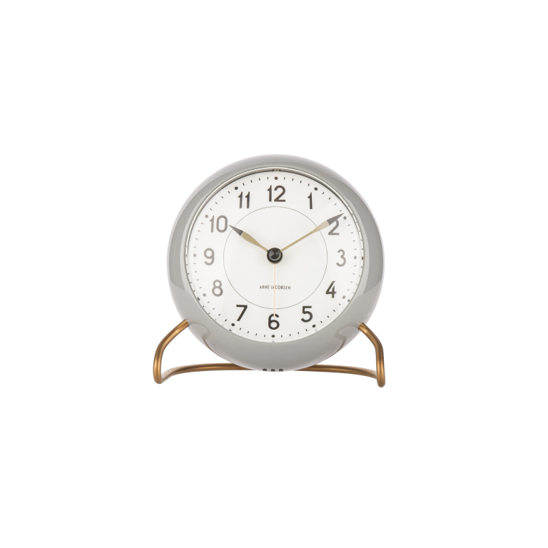 Arne Jacobsen - Arne Jacobsen Station Alarm Clock - Grey | Gessato ...