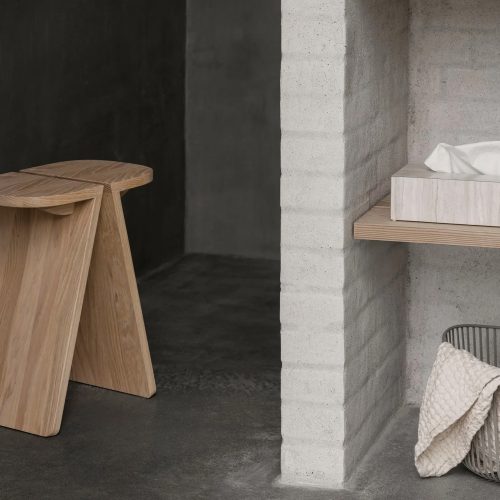 Avio Oak Stool - Gessato Design Store