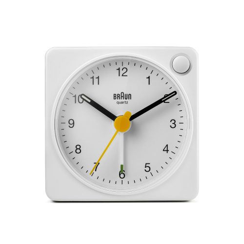 BC02X Braun Classic Analogue Travel Alarm Clock - Gessato Design Store