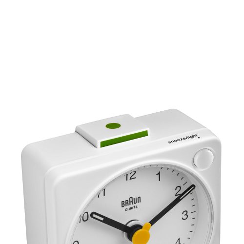 BC02X Braun Classic Analogue Travel Alarm Clock - Gessato Design Store