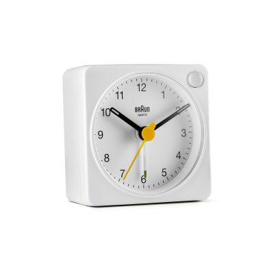 BC02X Braun Classic Analogue Travel Alarm Clock - Gessato Design Store