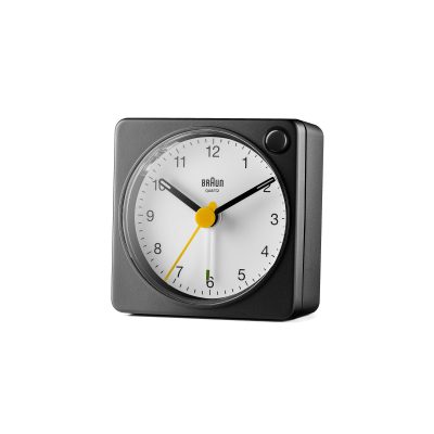 BC02X Braun Classic Analogue Travel Alarm Clock - Gessato Design Store