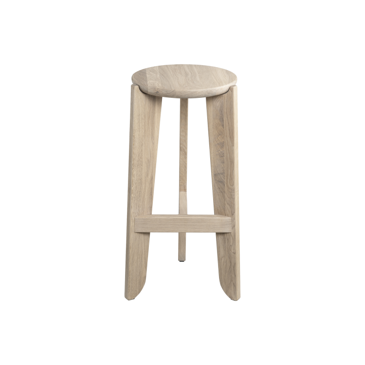 Eli Oak Bar Stool