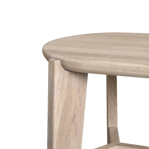 Eli Oak Stool - Gessato Design Store