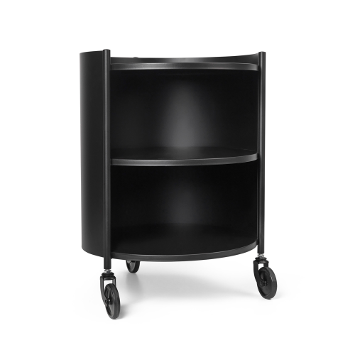 Eve Black Metal Bedside Table - Gessato Design Store