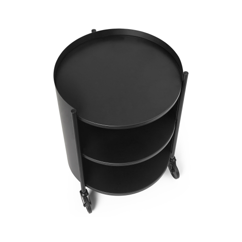 Eve Black Metal Bedside Table - Gessato Design Store