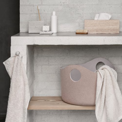 Tiggy Felt Storage Basket with Handles - Gessato Design Store