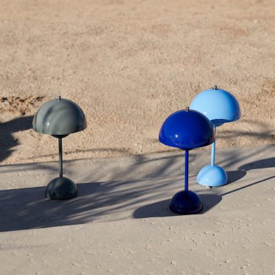 Flowerpot Portable Table Lamp VP9 - Gessato Design Store