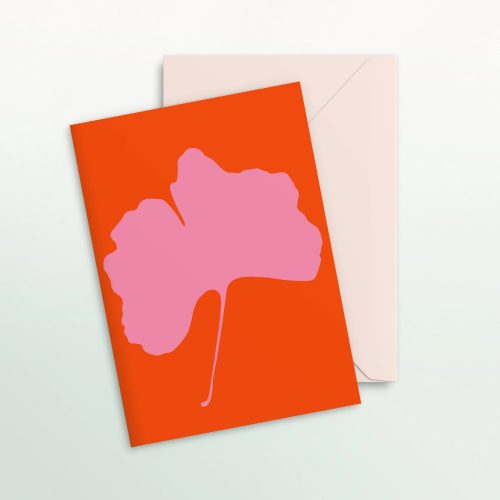 Gingko Pop Notecard - No.5 - Gessato Design Store