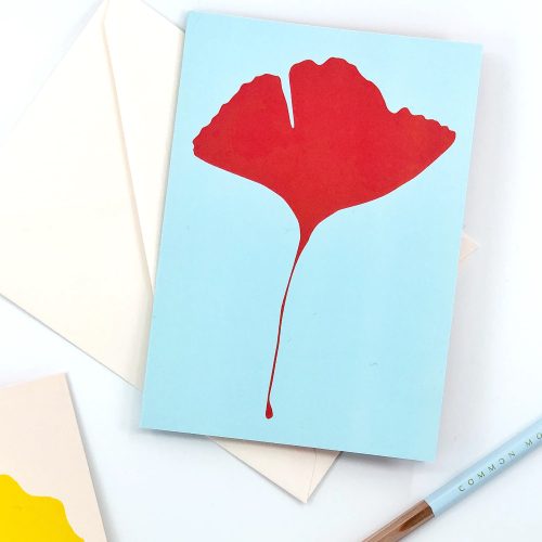 Gingko Pop Notecard - No.2 - Gessato Design Store