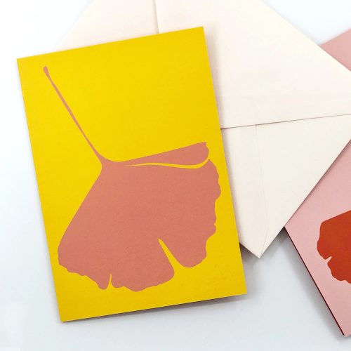 Gingko Pop Notecard - No.4 - Gessato Design Store