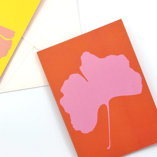 Gingko Pop Notecard - No.5 - Gessato Design Store