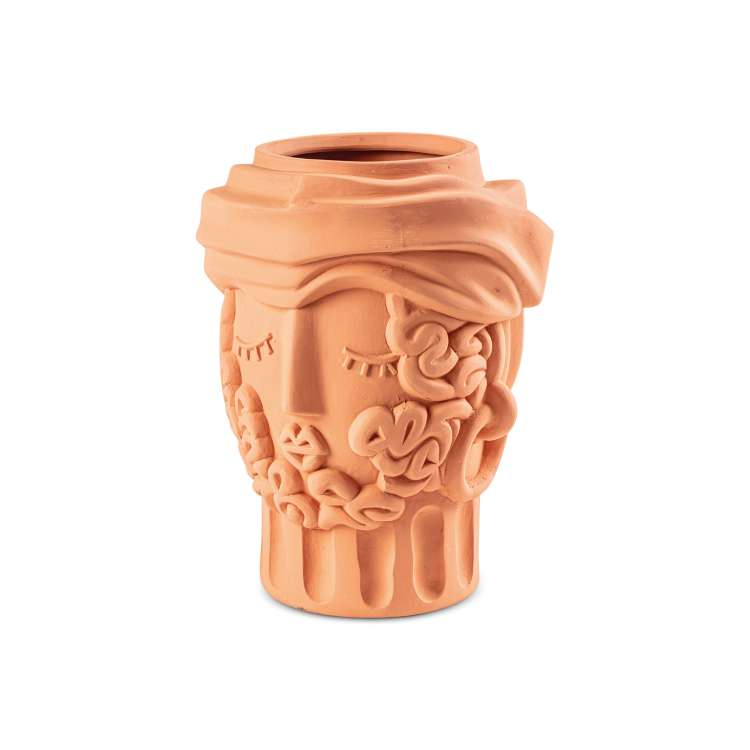 Magna Graecia Man Terracotta Planter