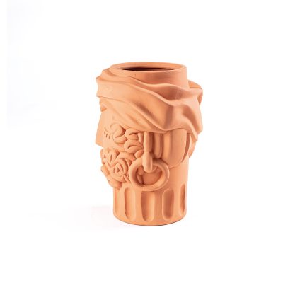 Magna Graecia Man Terracotta Planter - Gessato Design Store