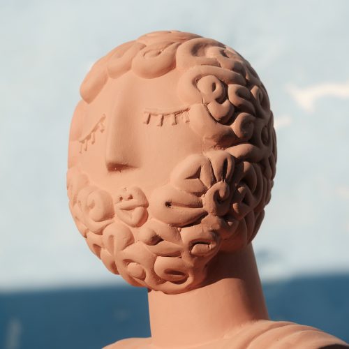 Magna Graecia Terracotta Bust Man - Gessato Design Store