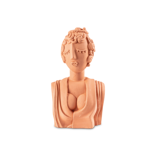 Magna Graecia Terracotta Bust Poppea - Gessato Design Store