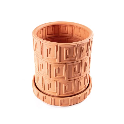 Magna Graecia Terracotta Planter Greca - Gessato Design Store