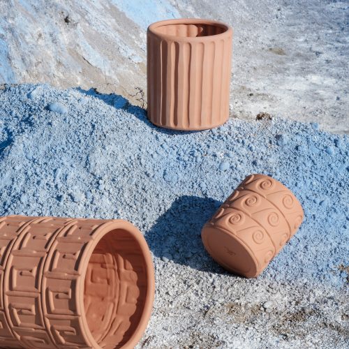 Magna Graecia Terracotta Planter Onda - Gessato Design Store