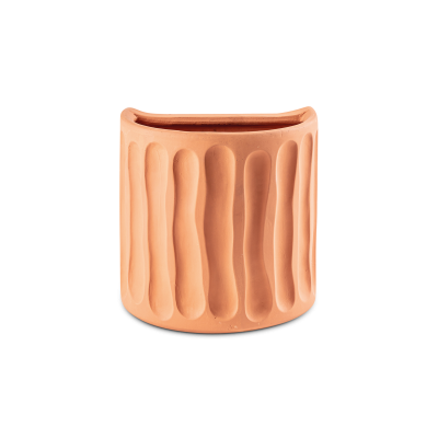 Magna Graecia Terracotta Wall Vase Dorico - Gessato Design Store