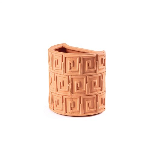 Magna Graecia Terracotta Wall Vase Greche - Gessato Design Store