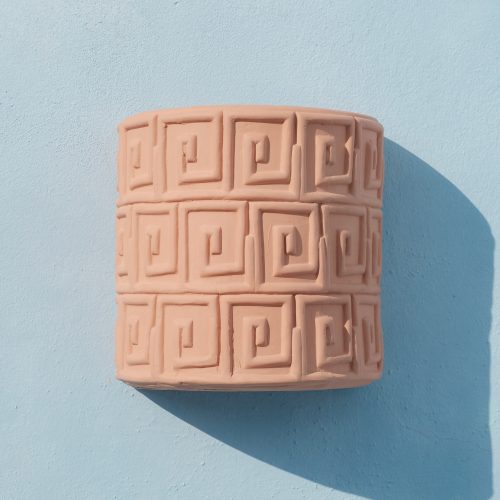 Magna Graecia Terracotta Wall Vase Greche - Gessato Design Store