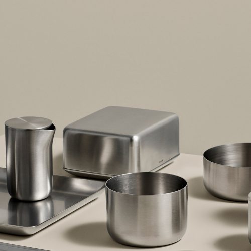 Stainless Steel Butter Dish - Gessato Design Store