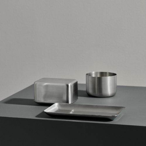 Stainless Steel Butter Dish - Gessato Design Store